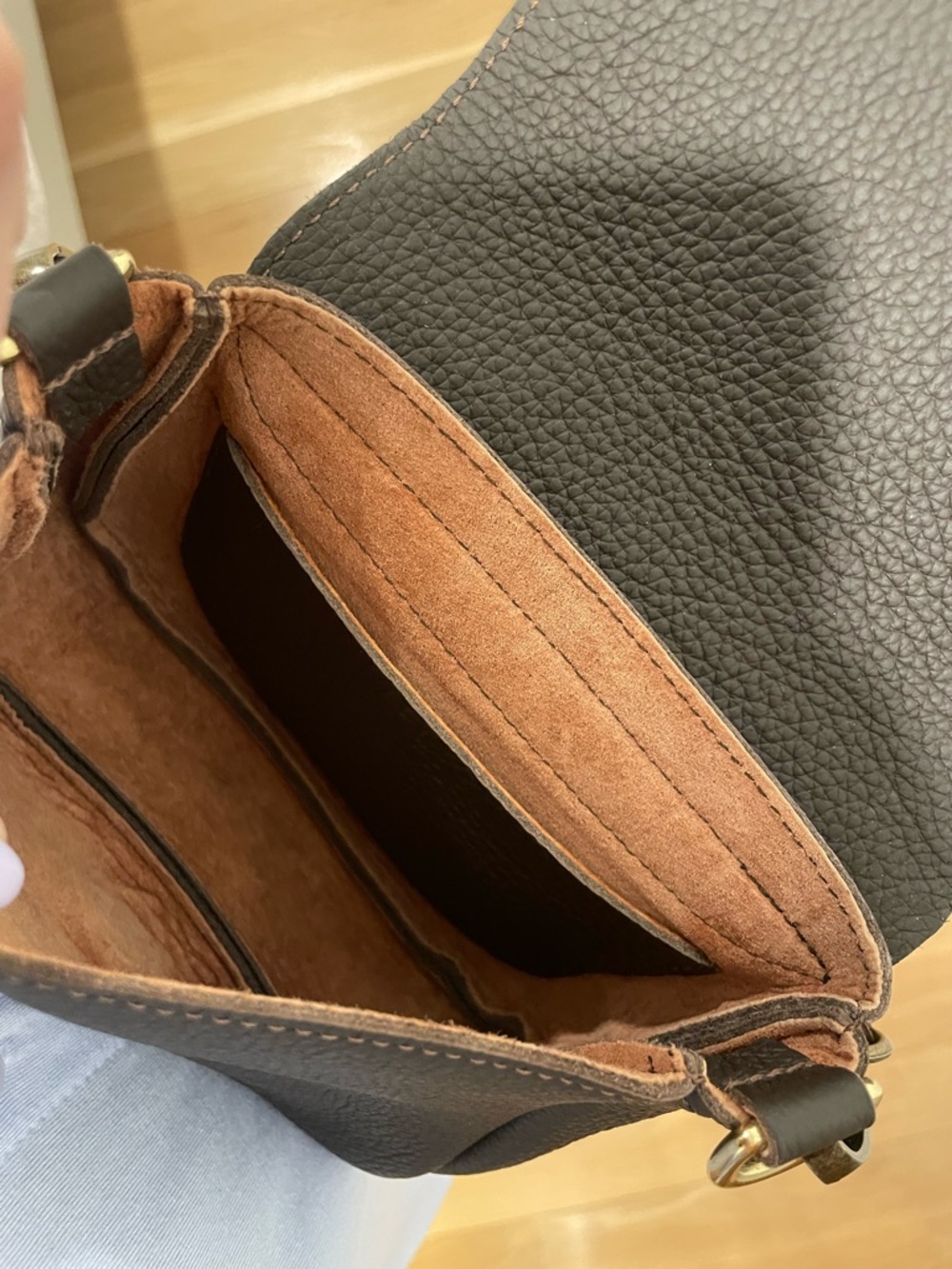 Authentic Vintage BohoBag Louis Vuitton Monogram Mini Crossbody Bag in Brown - Picture 6 of 6